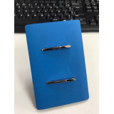 Conjunto Interruptor Duplo Simples 4x2 - Novara Especiais Azul Fosco